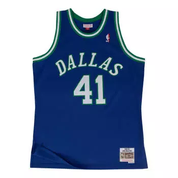 Джерси Mitchell & Ness x Dallas Mavericks Road 1998-99 Swingman Jersey 'Dirk Nowitzki 41', синий