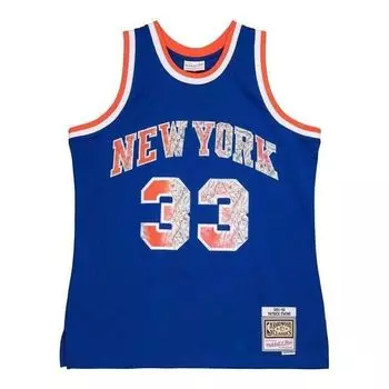 Джерси Mitchell & Ness x NBA 75th Anniversary New York Knicks Jersey 'Patrick Ewing 33', синий
