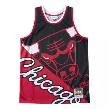 Джерси Mitchell & Ness x NBA Big Face Fashion Tank 5.0 'CHICAGO BULLS', черный