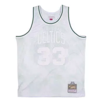 Джерси Mitchell & Ness x NBA Boston Celtics 1985-86 Cloudy Skies Jersey 'Larry Bird 33', зеленый