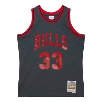 Джерси Mitchell & Ness x NBA Chicago Bulls 1997-98 Space Knit Swingman Jersey 'Scottie Pippen 33', черный