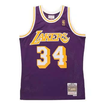 Джерси Mitchell & Ness x NBA Los Angeles Lakers 1996-97 Road Swingman Jersey 'Shaquille O'Neal 34', фиолетовый