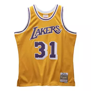 Джерси Mitchell & Ness x NBA Los Angeles Lakers 1984-85 Swingman Jerseys 'Kurt Rambis 31', желтый