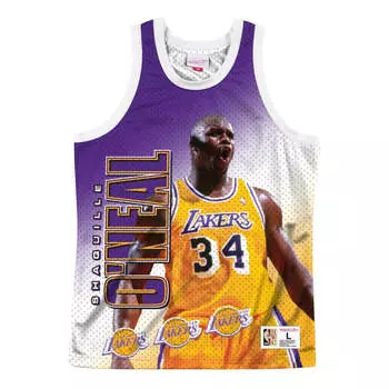 Джерси Mitchell & Ness x NBA Los Angeles Lakers Behind The Back Jersey 'Shaquille O'Neal 34', фиолетовый