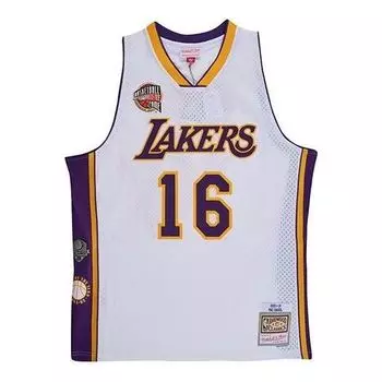 Джерси Mitchell & Ness x NBA Los Angeles Lakers Hall Of Fame Swingman 'Pau Gasol 16', белый