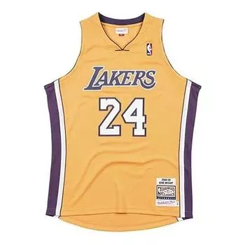 Джерси Mitchell & Ness x NBA Los Angeles Lakers 2008-09 Road Finals Jersey 'Kobe Bryant 24', желтый