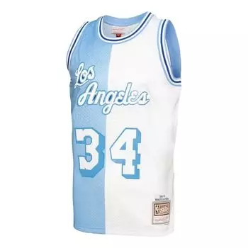 Джерси Mitchell & Ness x NBA Los Angeles Lakers 1996-97 Split Swingman Jersey 'Shaquille O'Neal 34', синий