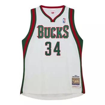 Джерси Mitchell & Ness x NBA Milwaukee Bucks Home 2013-14 Jersey 'Giannis Antetokounmpo 34', белый