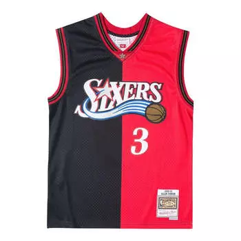 Джерси Mitchell & Ness x NBA Philadelphia 76ers 2000-01 Split Swingman Jersey 'Allen Iverson 3', черный