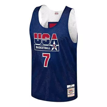 Джерси Mitchell & Ness x NBA Reversible Practice Team USA 1992 Jerseys 'Larry Bird 7', темно-синий
