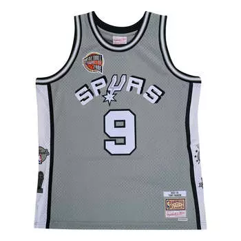 Джерси Mitchell & Ness x NBA San Antonio Spurs Hall Of Fame Swingman Jersey 'Tony Parker 9', серый