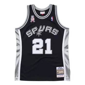 Джерси Mitchell & Ness x NBA San Antonio Spurs 2001-02 Jerseys 'Tim Duncan 21', черный