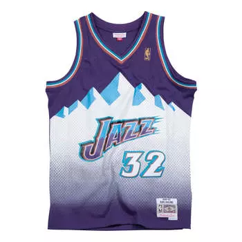 Джерси Mitchell & Ness x NBA Utah Jazz 1996-97 Road Swingman Jersey 'Karl Malone 32', фиолетовый