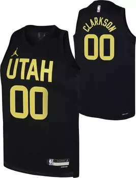 Джерси Nike Adult Utah Jazz Jordan Clarkson #00 Statement