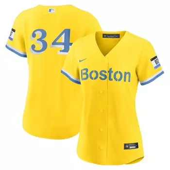 Джерси Nike Boston Red Sox, золотой