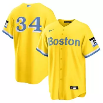 Джерси Nike Boston Red Sox, золотой