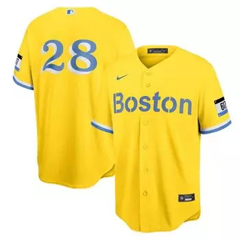 Джерси Nike Boston Red Sox, золотой