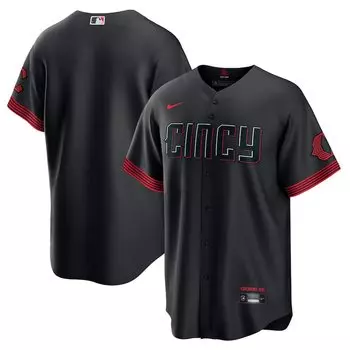 Джерси Nike Cincinnati Reds, черный