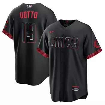 Джерси Nike Cincinnati Reds, черный