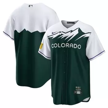 Джерси Nike Colorado Rockies, зеленый