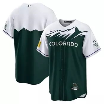 Джерси Nike Colorado Rockies, зеленый