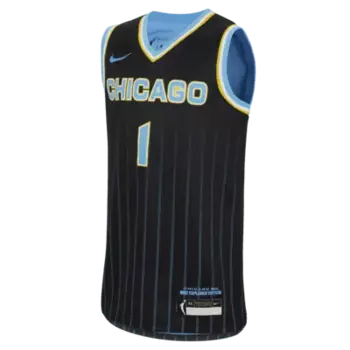 Джерси Nike Diamond DeShields Chicago Sky 2024 Explorer Edition, черный