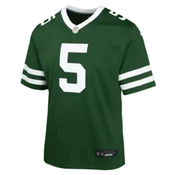 Джерси Nike Garrett Wilson New York Jets, зеленый