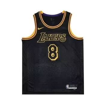 Джерси Nike Kobe Mamba Mentality Los Angeles Lakers City Edition Swingman Jersey Black, черный