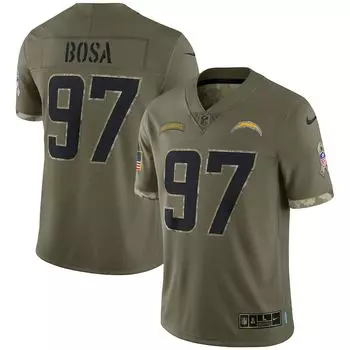 Джерси Nike Los Angeles Chargers, оливковый