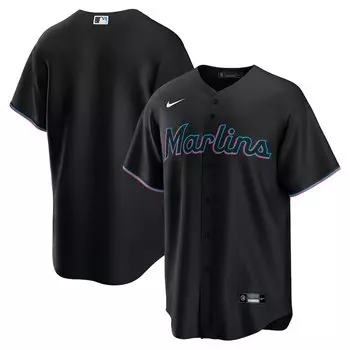 Джерси Nike Miami Marlins, черный