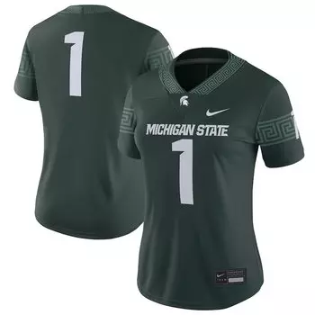 Джерси Nike Michigan State Spartans, зеленый