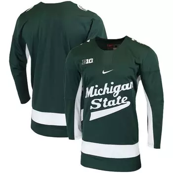 Джерси Nike Michigan State Spartans, зеленый