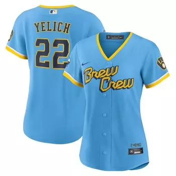Джерси Nike Milwaukee Brewers, синий