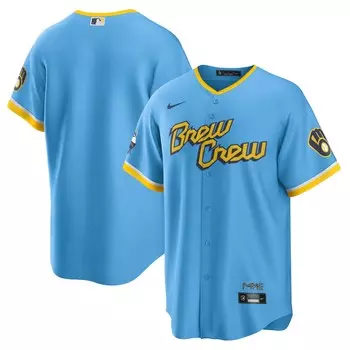 Джерси Nike Milwaukee Brewers, синий