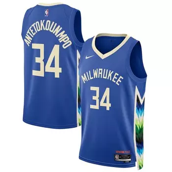 Джерси Nike Milwaukee Bucks, роял