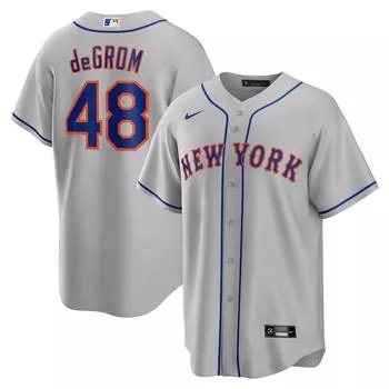 Джерси Nike New York Mets, серый
