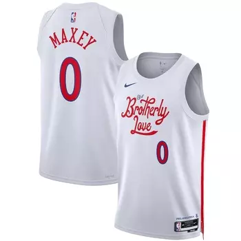 Джерси Nike Philadelphia 76Ers, белый