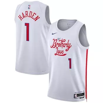 Джерси Nike Philadelphia 76Ers, белый
