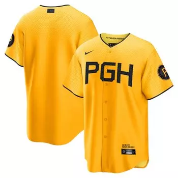 Джерси Nike Pittsburgh Pirates, золотой