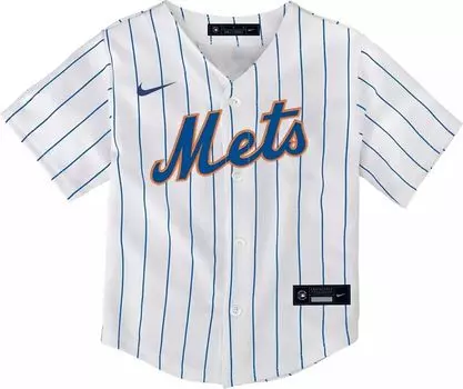 Джерси Nike Toddler New York Mets White Cool Base Home Team