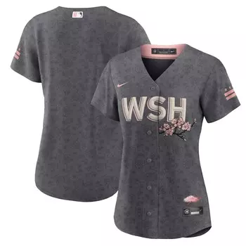 Джерси Nike Washington Nationals, серый