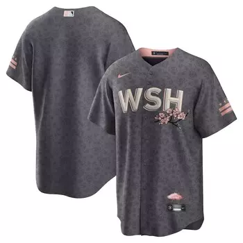 Джерси Nike Washington Nationals, серый