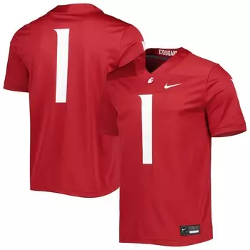 Джерси Nike Washington State Cougars, малиновый
