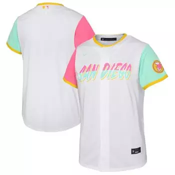 Джерси Nike White San Diego Padres 2022 City Connect Replica Team для малышей Nike