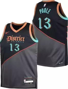 Джерси Nike Youth 2023-24 City Edition Washington Wizards Jordan Poole № 13 Swingman