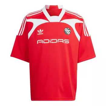 Джерси оригиналы adilenium оверсайз джерси с коротким рукавом Adidas, красный