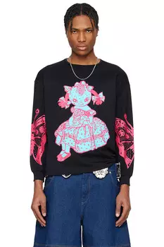 Джерси оверсайз футболка Dotty Chopova Lowena, черный