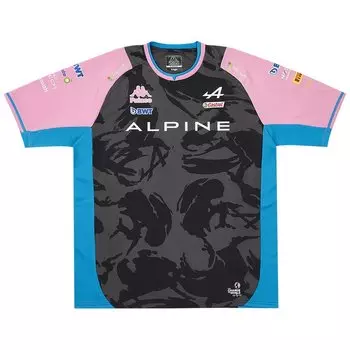 Джерси Palace x Kappa For Alpine Driver 'Night Desert Camo', черный