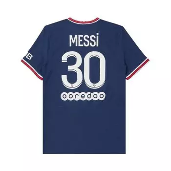 Джерси Paris Saint-Germain Pre-Owned Paris Saint-Germain Messi #30 Home Match 'Navy', синий