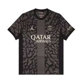 Джерси Paris Saint-Germain x Jordan Third Stadium 'Black', черный